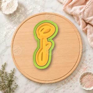 J Small Cookie Cutter & Stamp