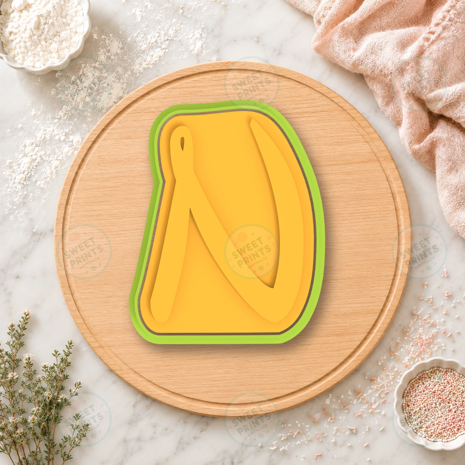 Disney Alphabet Letter N Cookie Cutter & Stamp cookie cutter