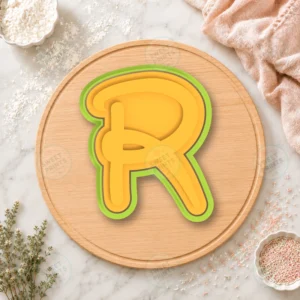 Disney Alphabet Letter R Cookie Cutter & Stamp