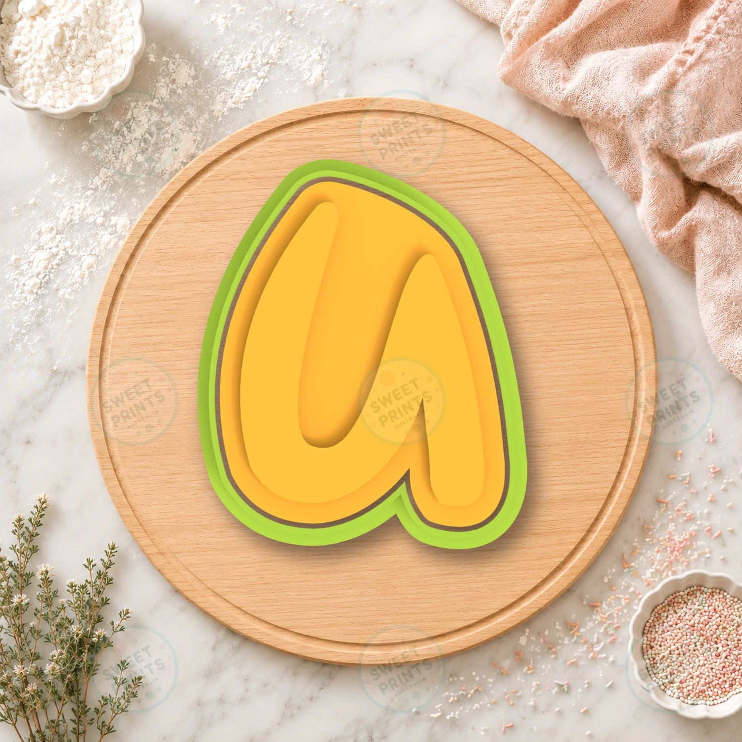 U Small Cookie Cutter & Stamp cookie cutter