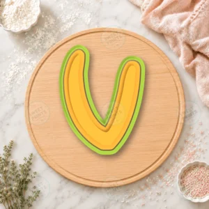 Disney Alphabet Letter V Cookie Cutter & Stamp