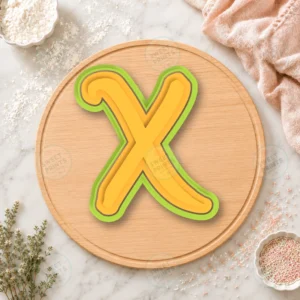 Disney Alphabet Letter X Cookie Cutter & Stamp