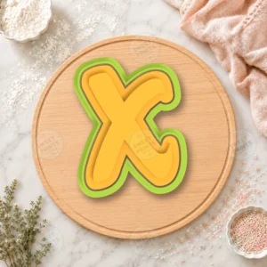 X Small Cookie Cutter & Stamp