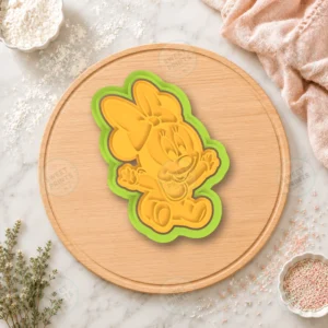 Minnie Mouse 1 Cookie Cutter & Stamp