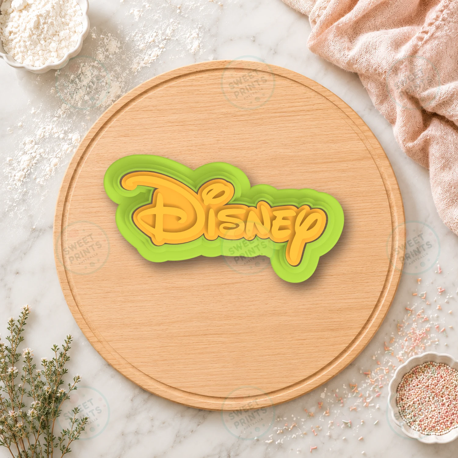 Disney Logo Cookie Cutter & Stamp cookie cutter
