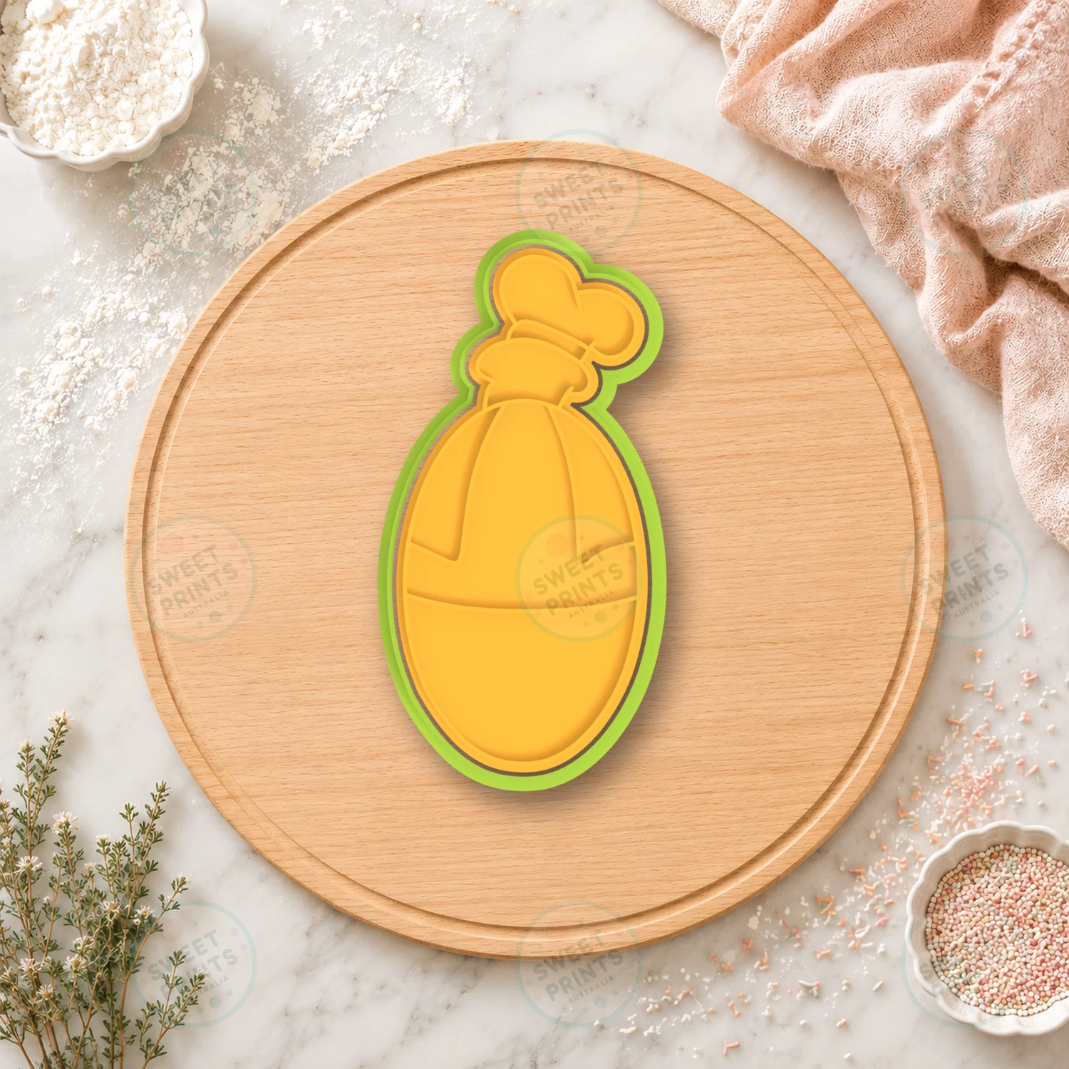 Disney Nightcap Easter Egg Cookie Cutter & Stamp cookie cutter
