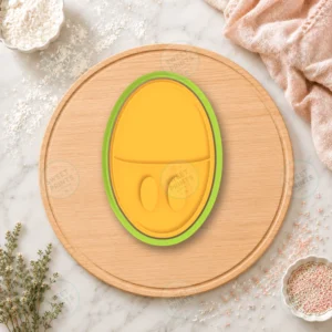 Mickey Mouse Easter Egg Cookie Cutter & Stamp