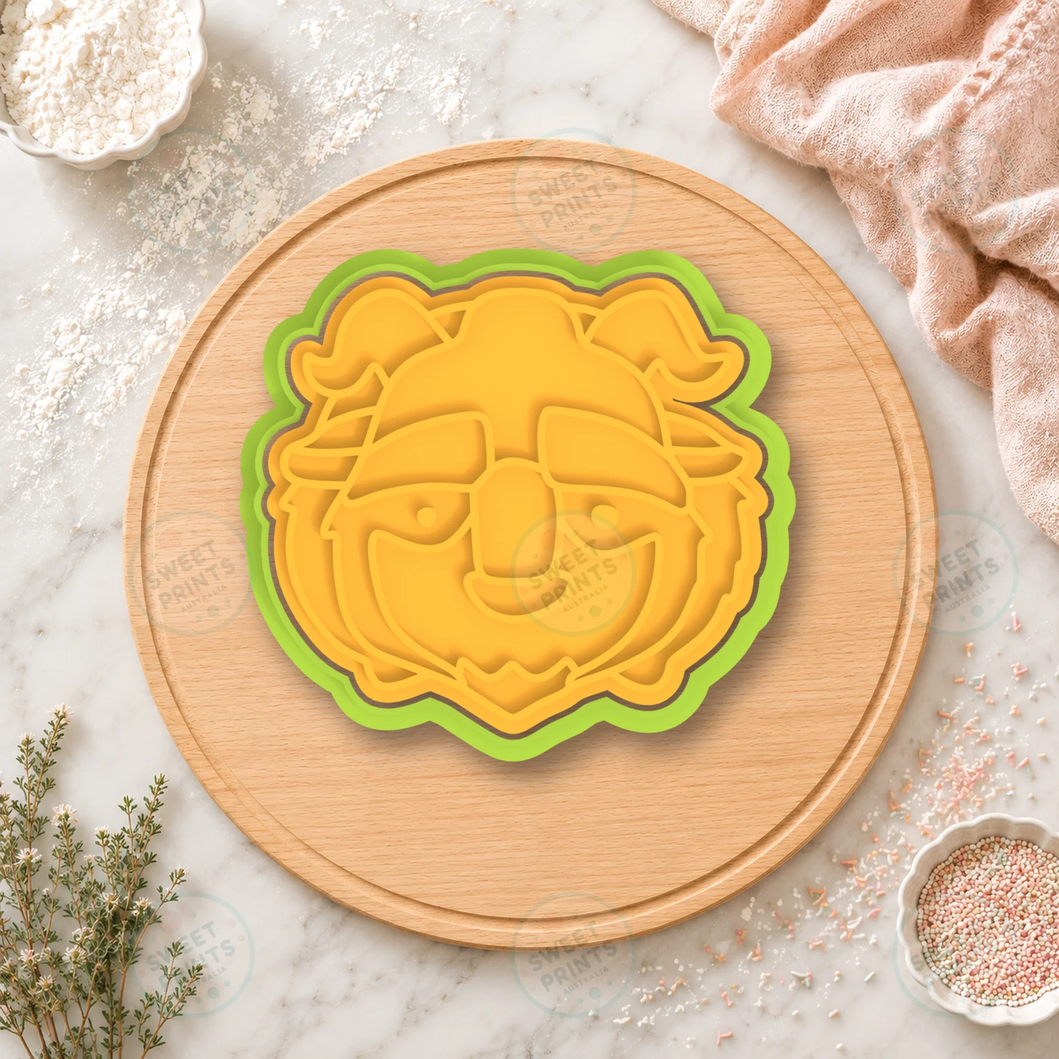 Beast Cookie Cutter & Stamp cookie cutter