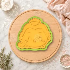 Belle Cookie Cutter & Stamp