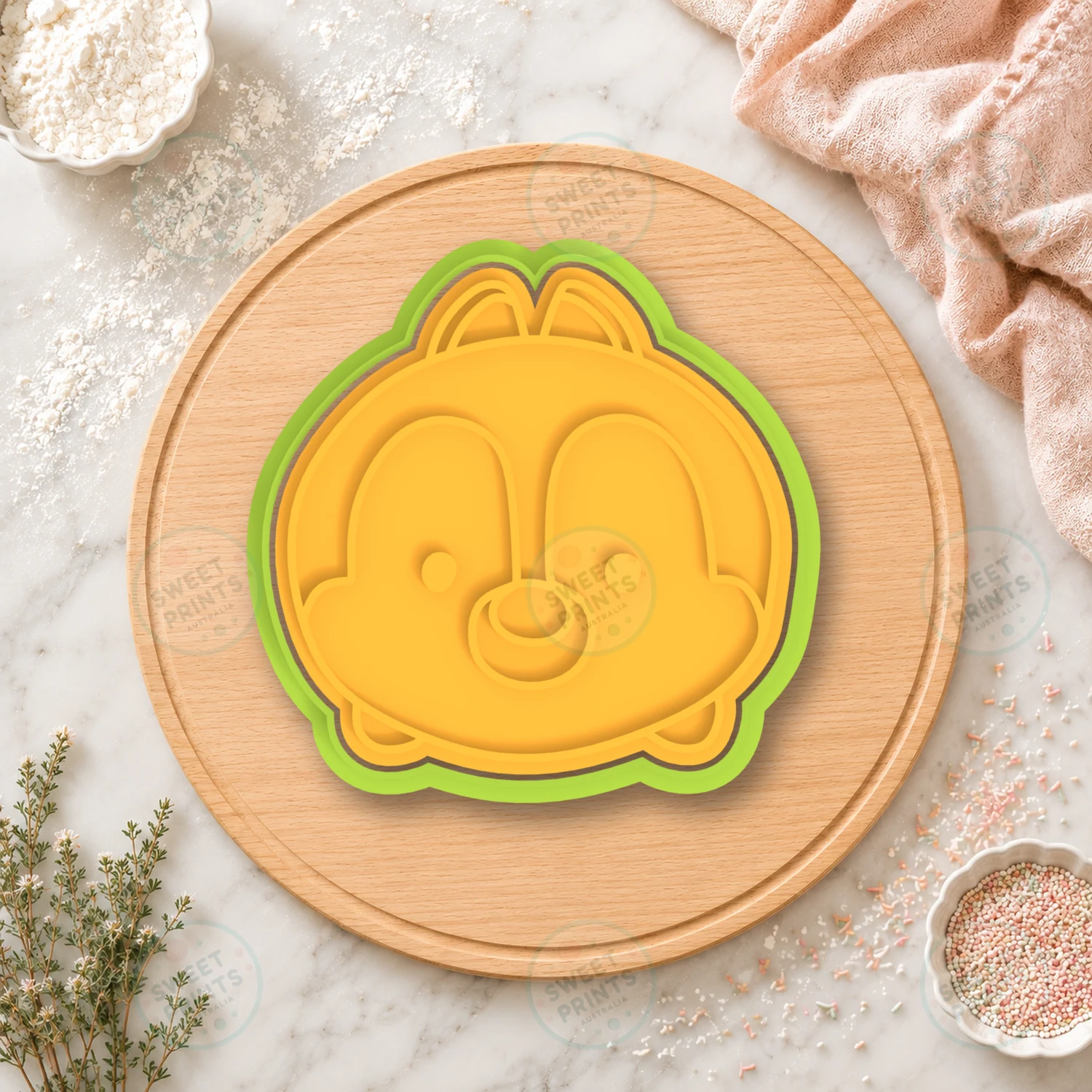 Chip N Dale Cookie Cutter & Stamp cookie cutter