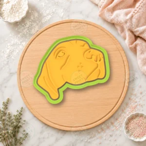 Pug Face Cookie Cutter & Stamp