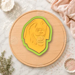 Golden Retriever Face Cookie Cutter & Stamp