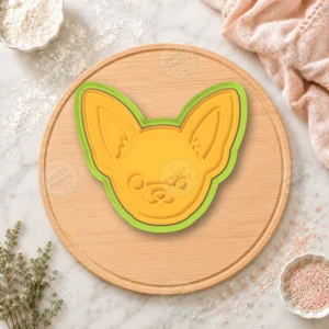 Chihuahua Face Cookie Cutter & Stamp