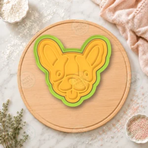 French Bulldog Face Cookie Cutter & Stamp