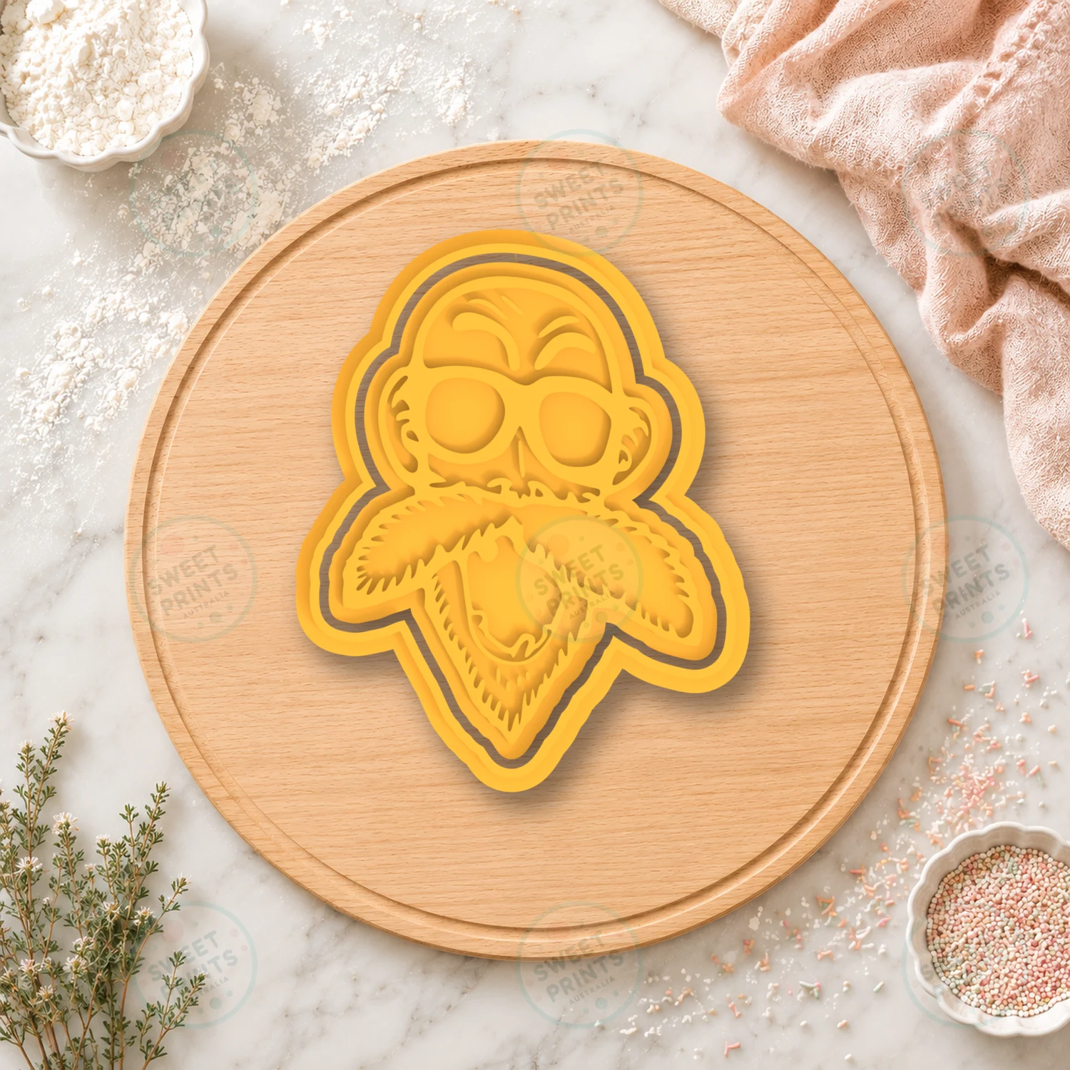 Five Cookie Stamp cookie cutter