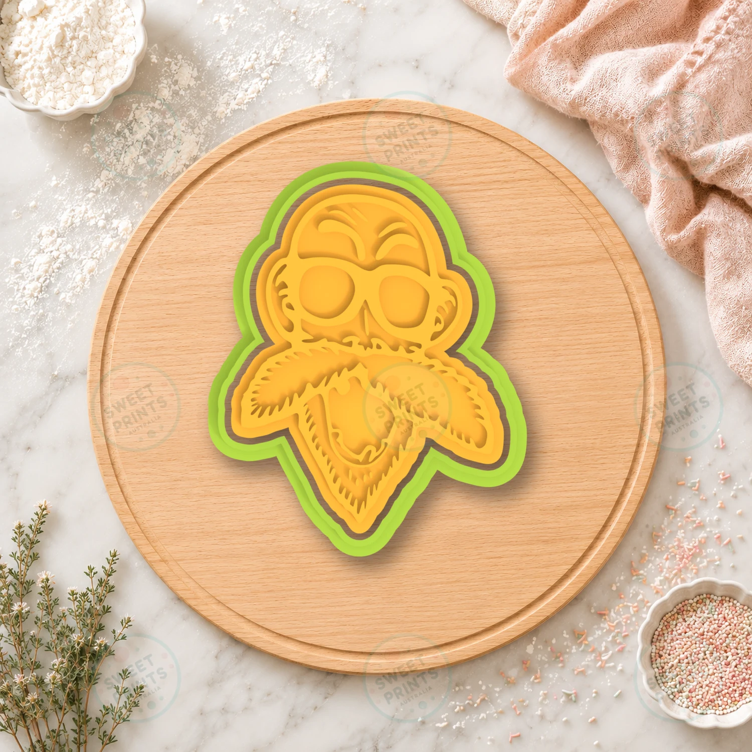 Master Roshi Cookie Cutter & Stamp cookie cutter