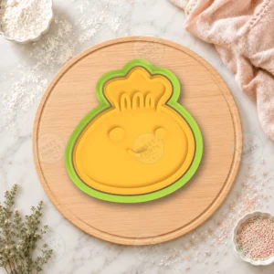 Dumpling Pouch Face Cookie Cutter & Stamp