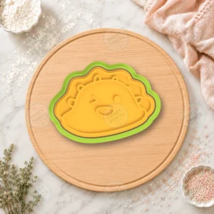 Bear Dumpling Cookie Cutter & Stamp
