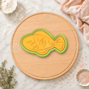 Cute Fish Cookie Cutter & Stamp
