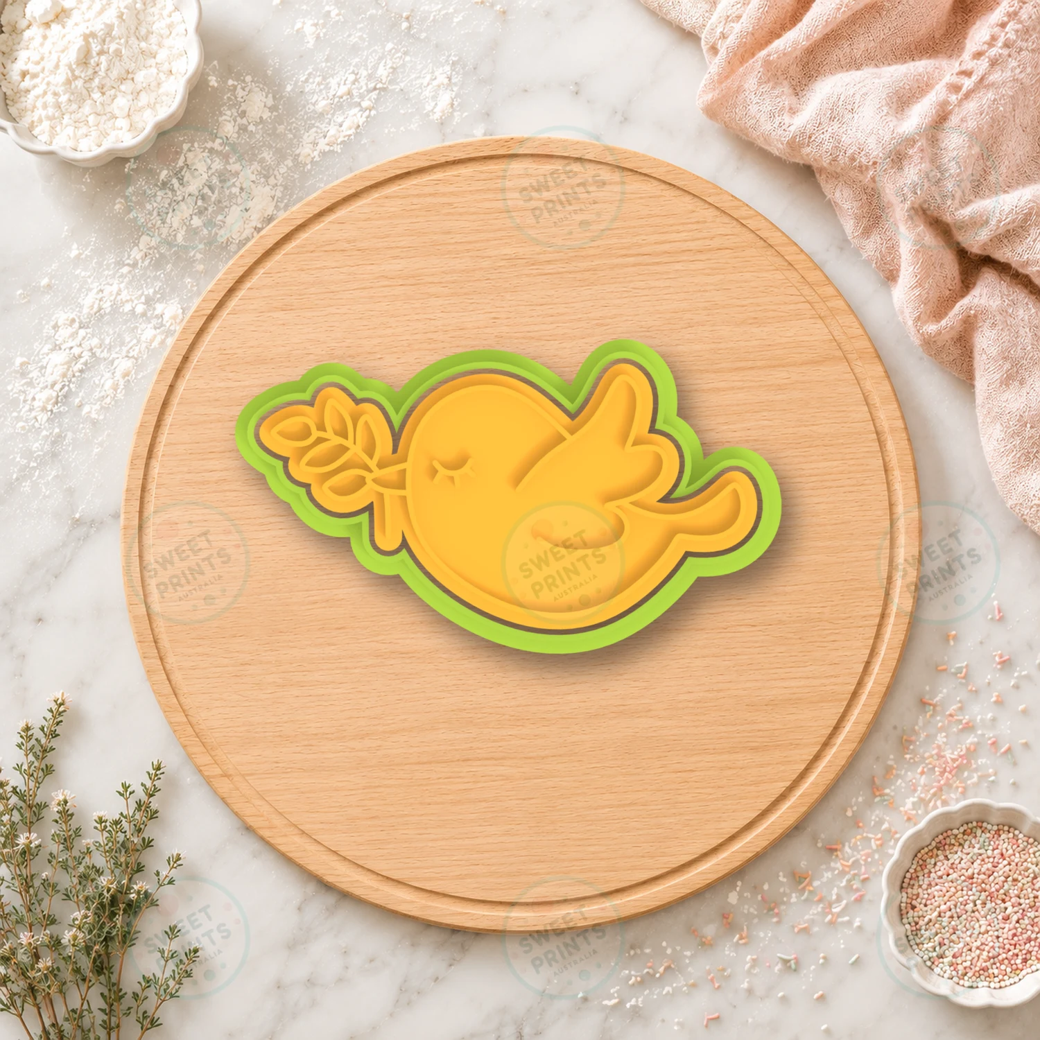 Peace Dove Cookie Cutter & Stamp cookie cutter