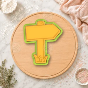 Wooden Signpost Cookie Cutter & Stamp
