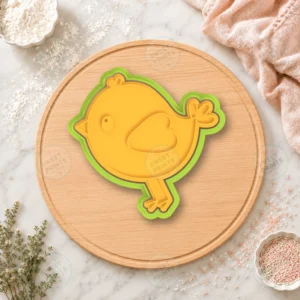 Easter Chick Side View Cookie Cutter & Stamp