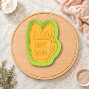 Happy Easter 1 Cookie Cutter & Stamp