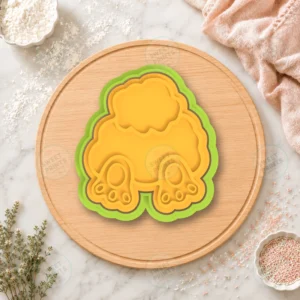 Bunny Bottom Cookie Cutter & Stamp