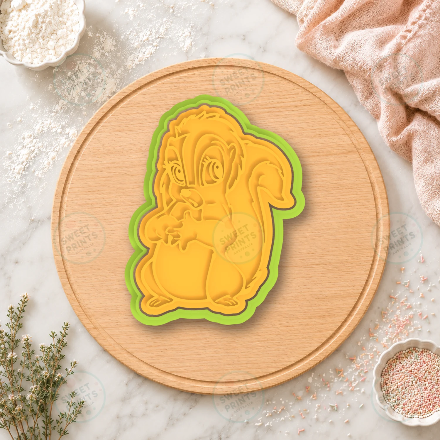 Squirrel Cookie Cutter & Stamp cookie cutter