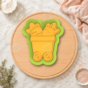 Easter Train Engine Cookie Cutter & Stamp