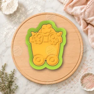 Easter Train Carriage Cookie Cutter & Stamp