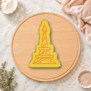 Eiffel Tower France Paris Cookie Cutter & Stamp