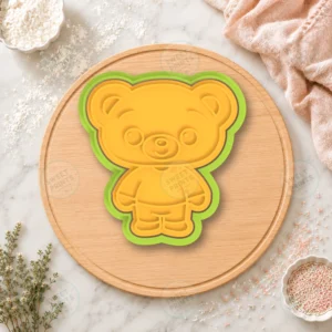 Plim Plim Bear Cookie Cutter & Stamp