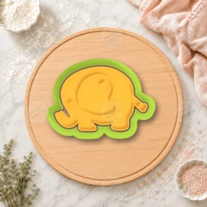 Elephant1 Cookie Cutter & Stamp