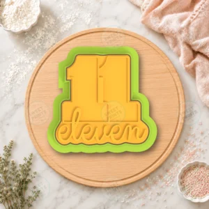 Eleven 1 Cookie Cutter & Stamp