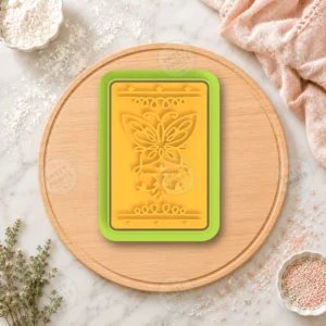 Encanto Butterfly Tile Cookie Cutter & Stamp