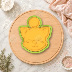 Fantasy Fox Character Face Cookie Cutter & Stamp