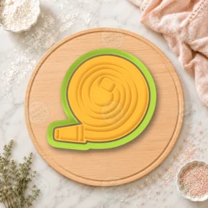 Fire Hose Water Firefighters Cookie Cutter & Stamp