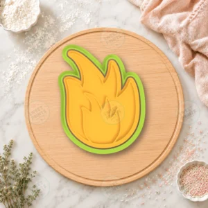 Flame Cookie Cutter & Stamp