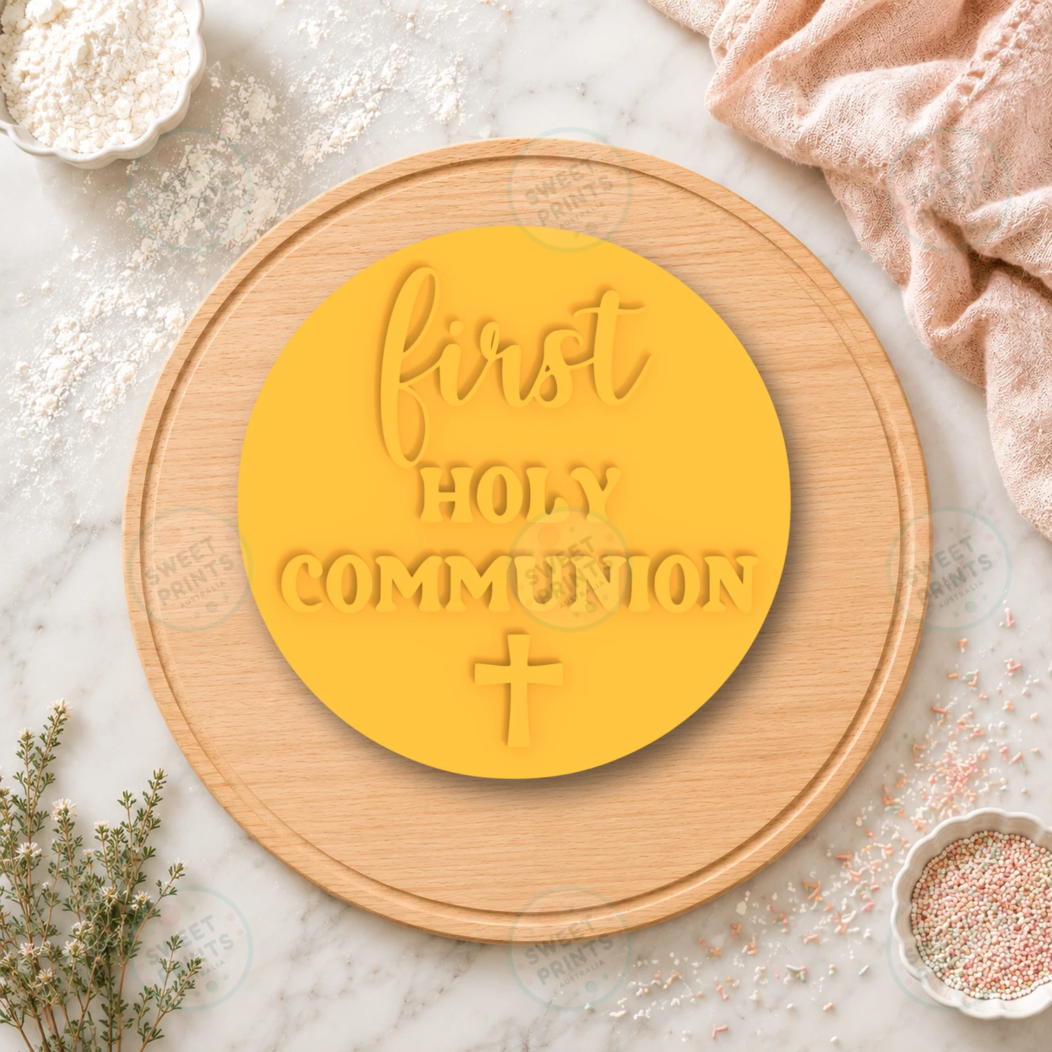 First Holy Cross Communion Cookie Stamp cookie cutter