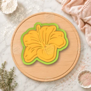 Hibiscus Flower 1 Cookie Cutter & Stamp