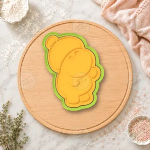 Hippo Piggyback Cookie Cutter & Stamp