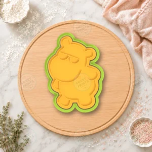 Hippo With Sunglasses Cookie Cutter & Stamp