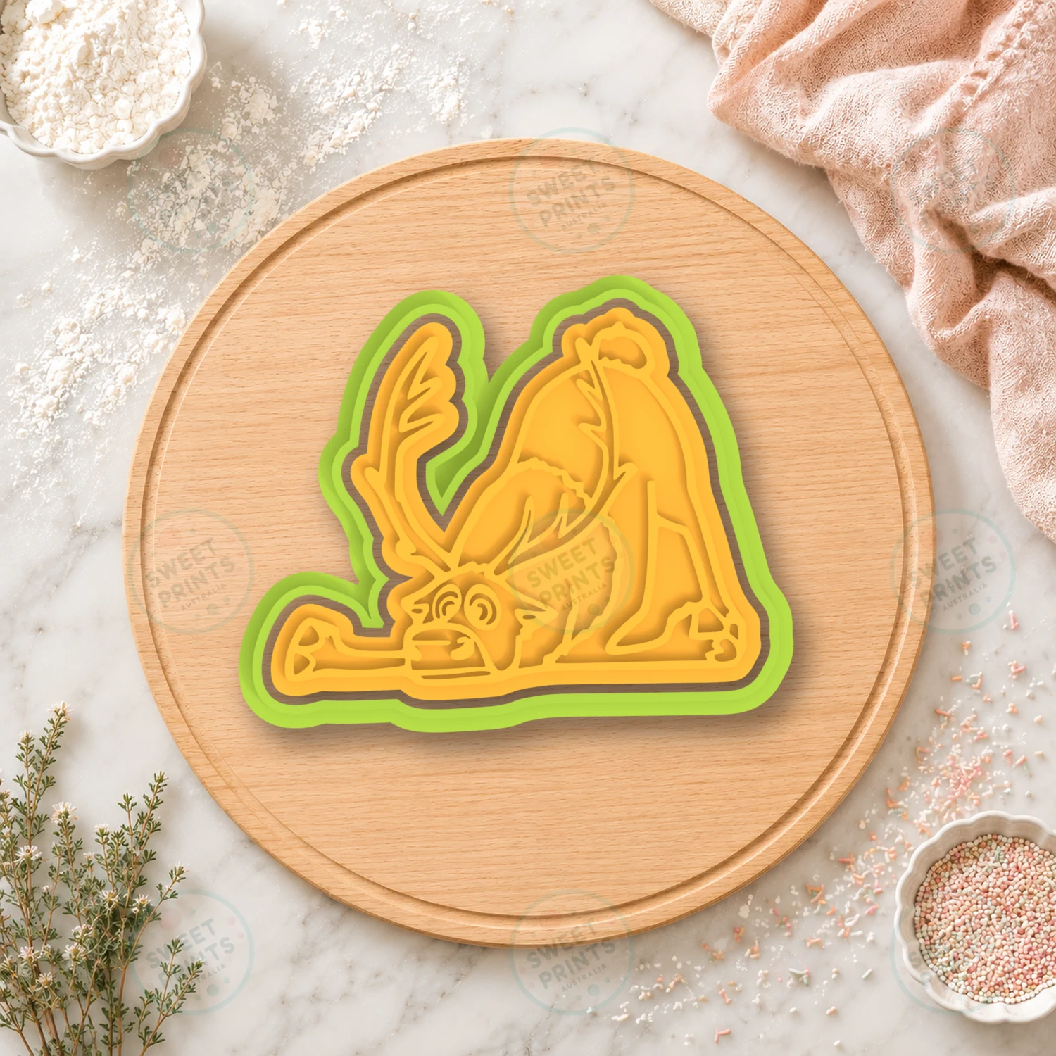 Sven Cookie Cutter & Stamp cookie cutter