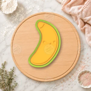 Kawaii Banana Cookie Cutter & Stamp