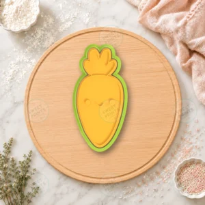 Kawaii Carrot 1 Cookie Cutter & Stamp