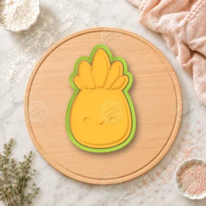 Kawaii Pineapple Cookie Cutter & Stamp