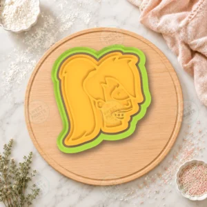 Leela Cookie Cutter & Stamp
