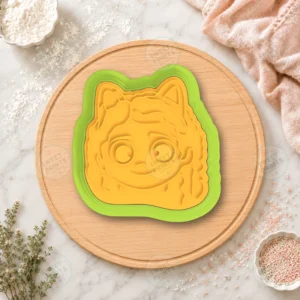 Gabby Face Cookie Cutter & Stamp