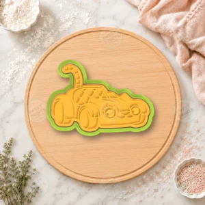 Cat Car Cookie Cutter & Stamp